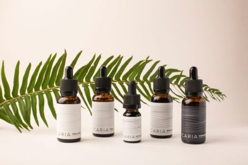 cbd oil bottles